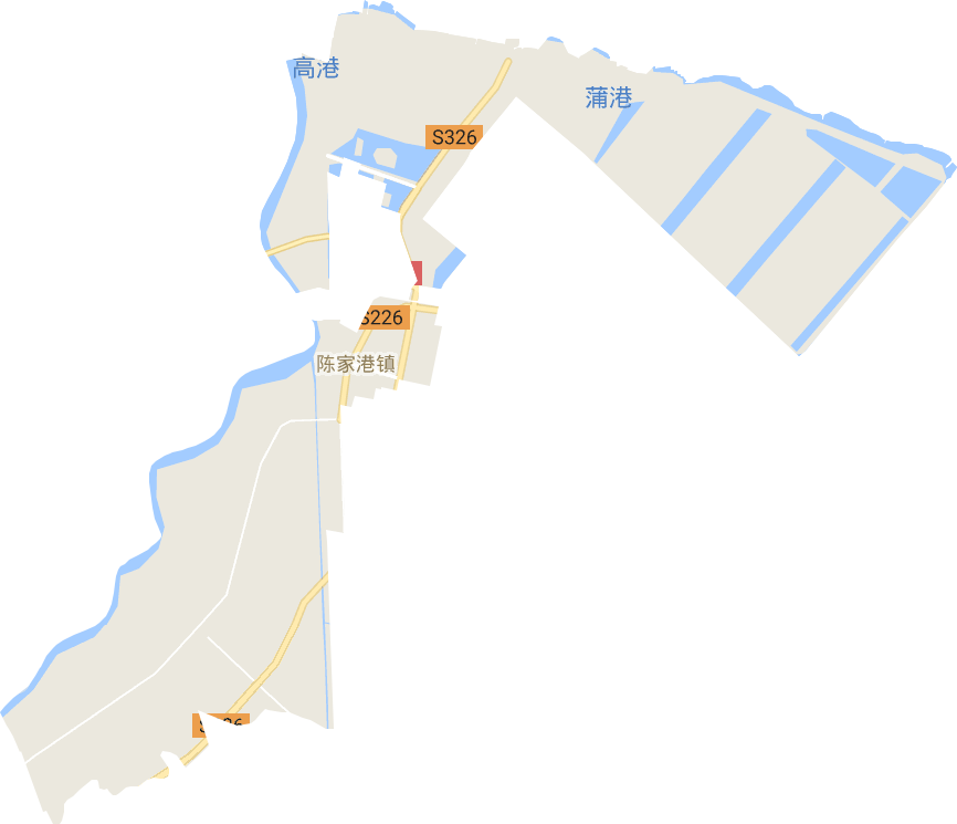 陈家港镇电子地图