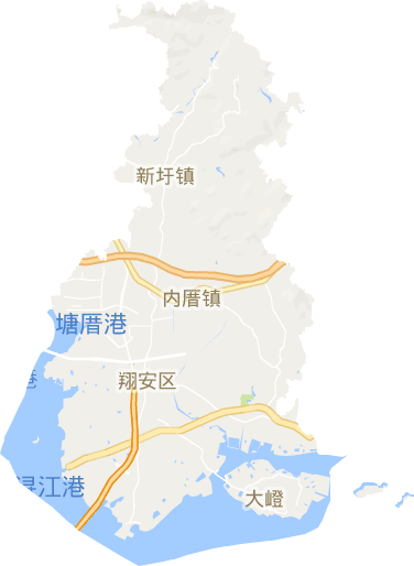 翔安区电子地图