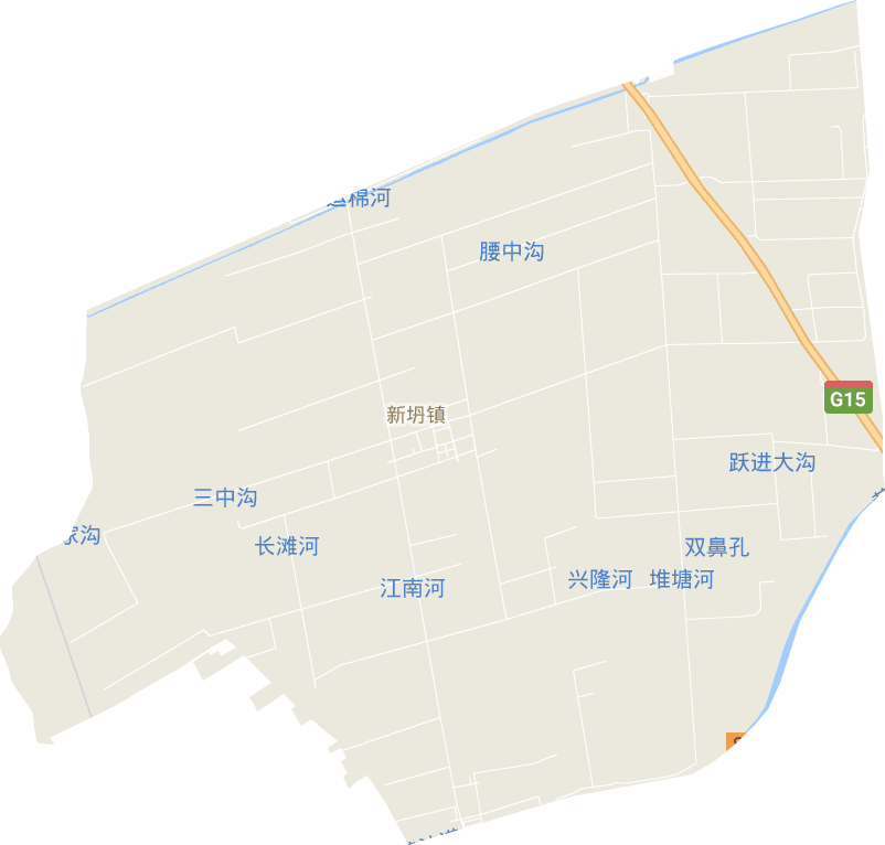新坍镇电子地图