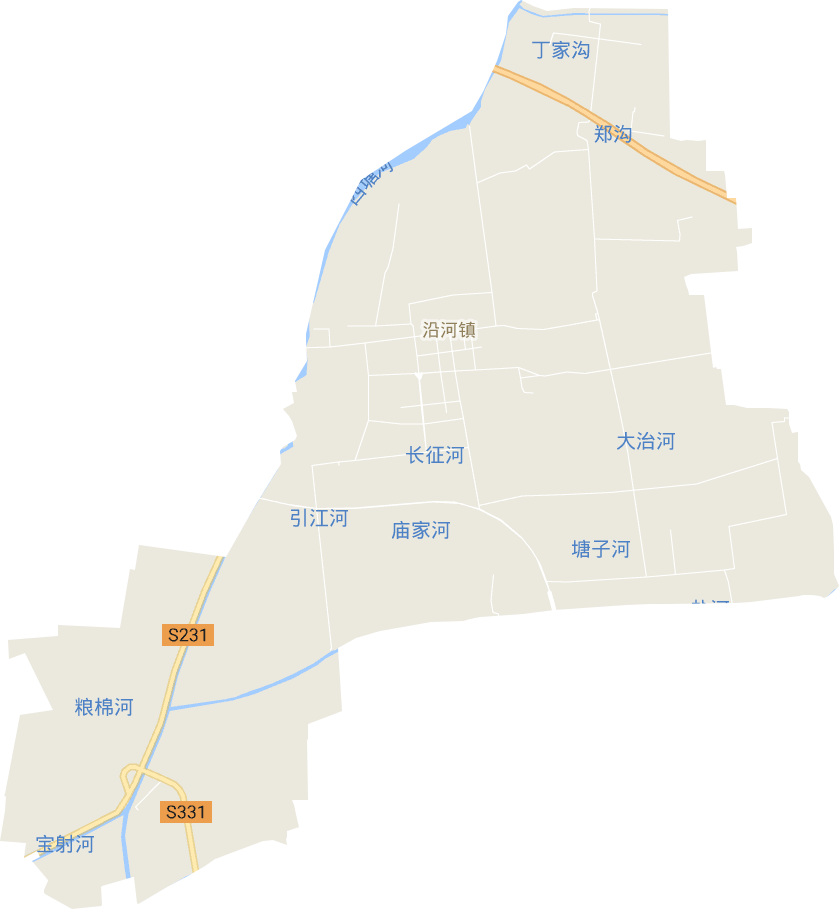 沿河镇电子地图