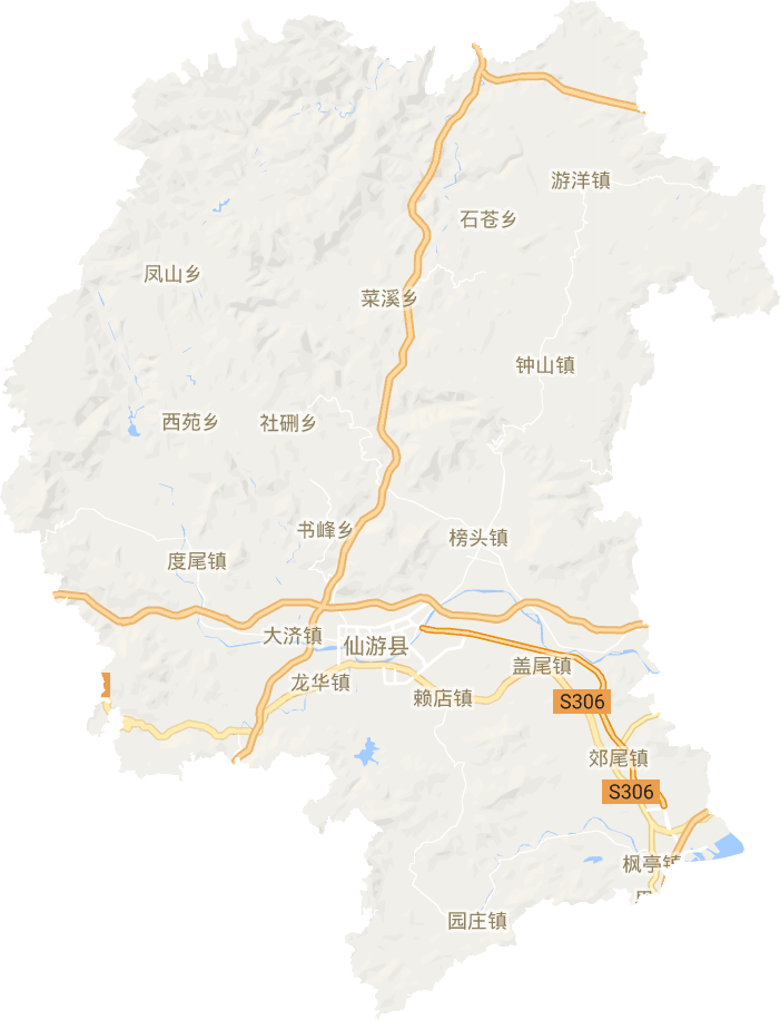 仙游县电子地图