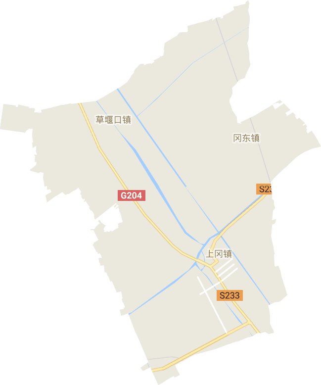 上冈镇电子地图
