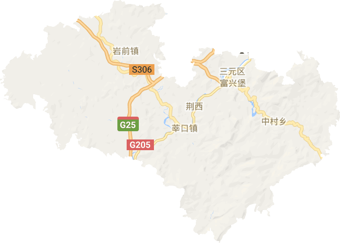 三元区电子地图