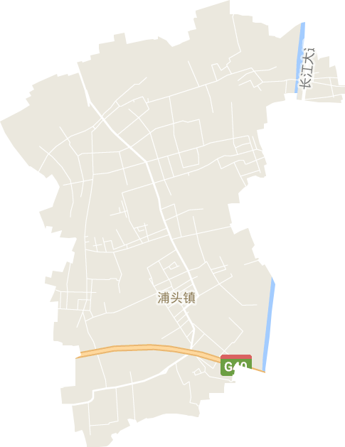 浦头镇电子地图