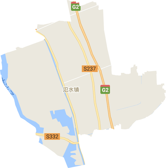 氾水镇电子地图