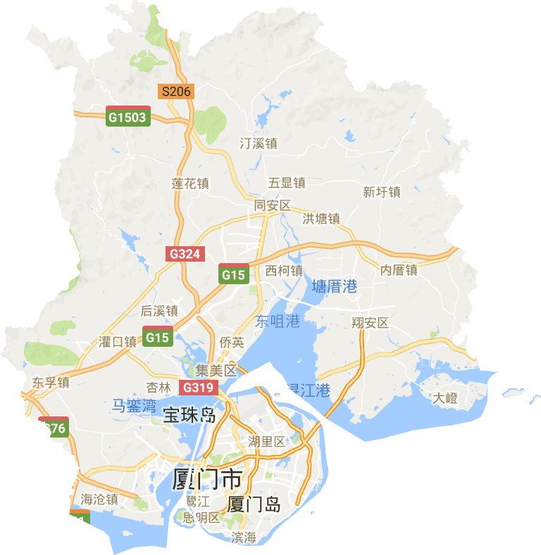 厦门市电子地图