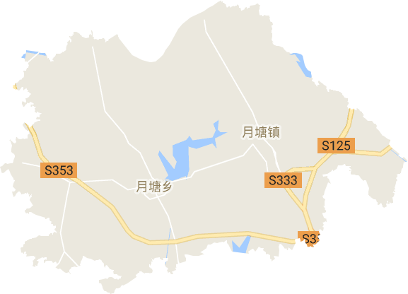 月塘镇电子地图