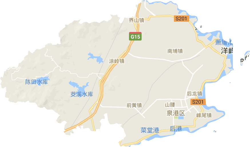 泉港区电子地图