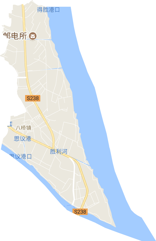 八桥镇电子地图