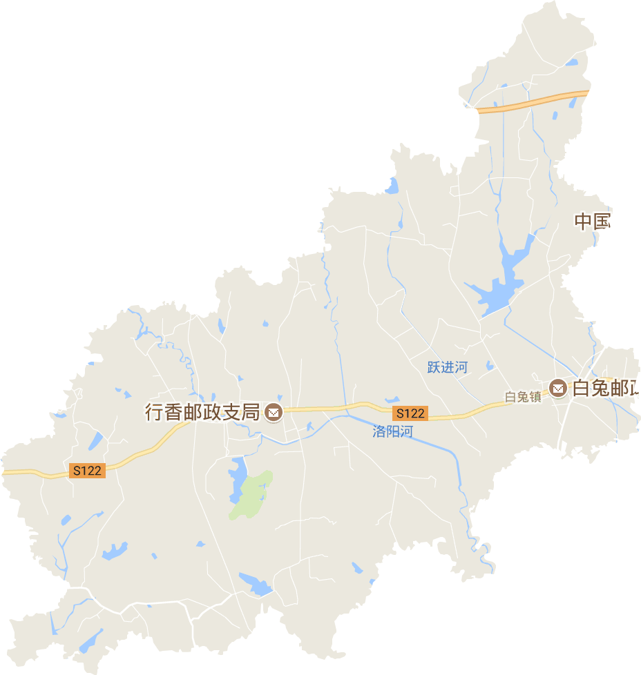 白兔镇电子地图