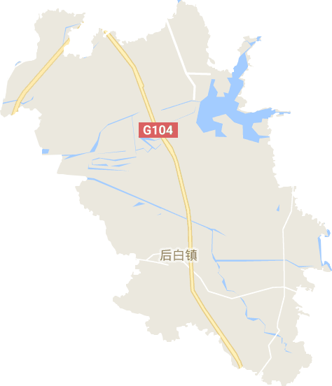 后白镇电子地图