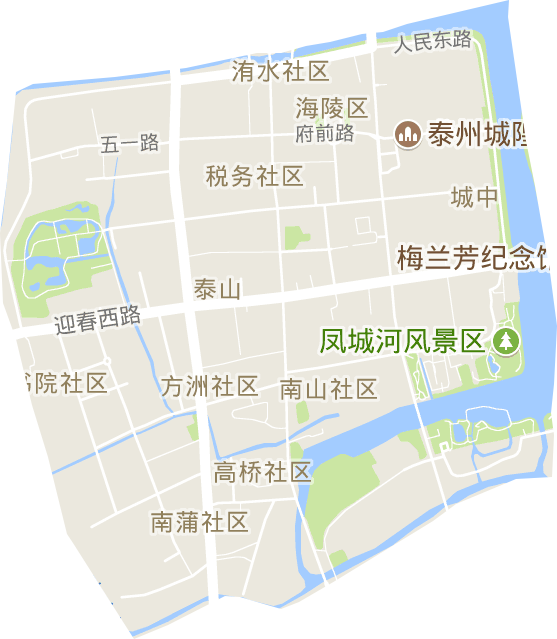 城中街道电子地图