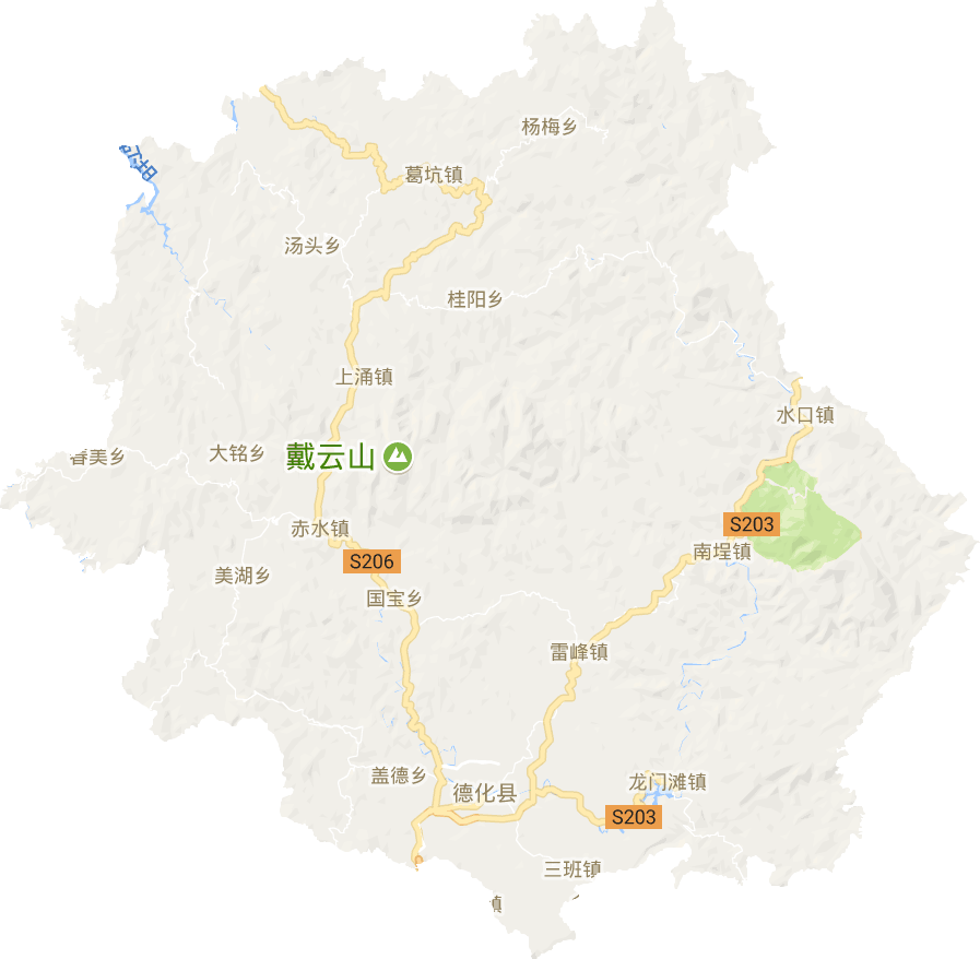 德化县电子地图