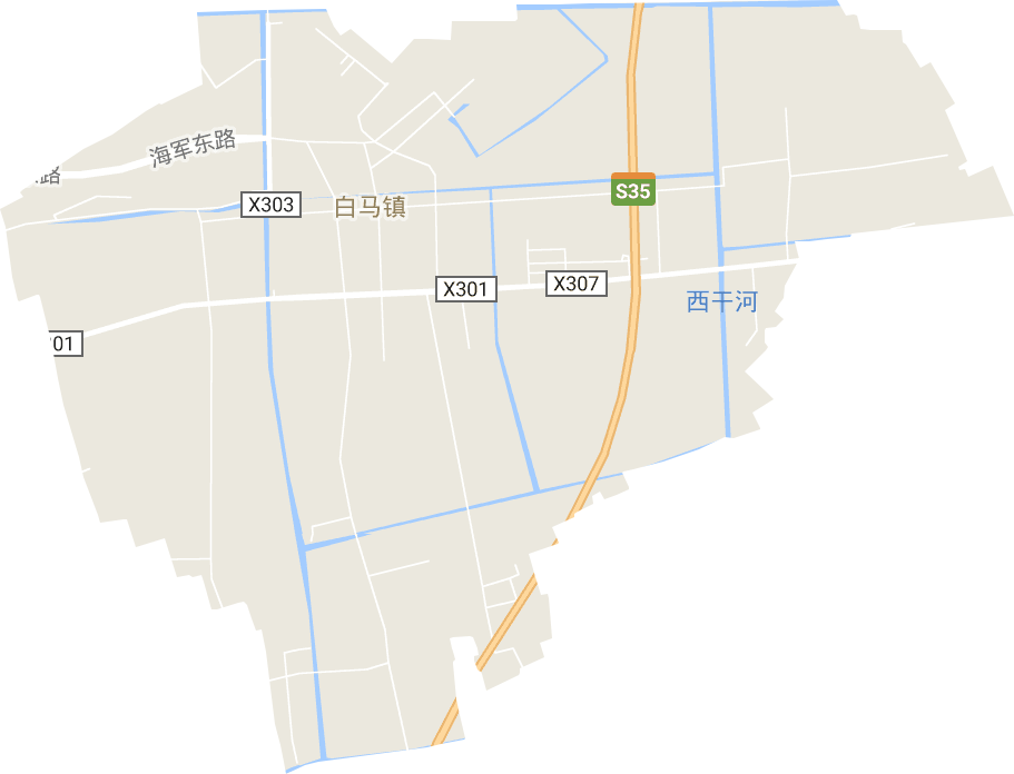 白马镇电子地图