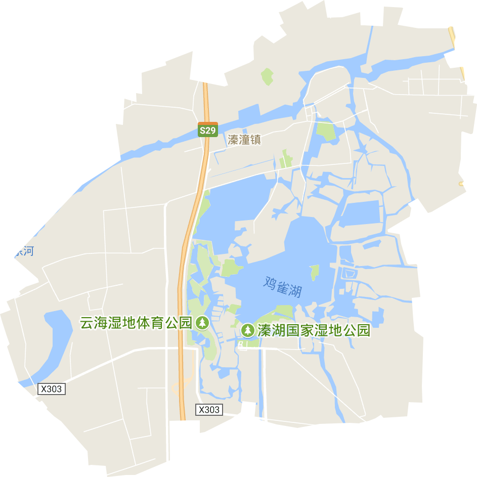 溱潼镇电子地图