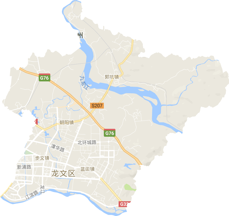 龙文区电子地图