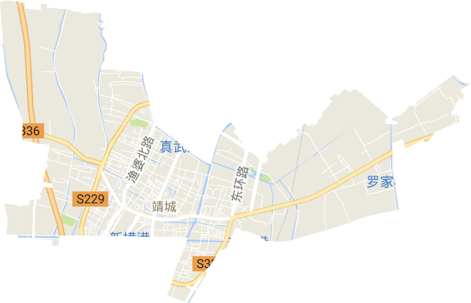 靖城街道电子地图