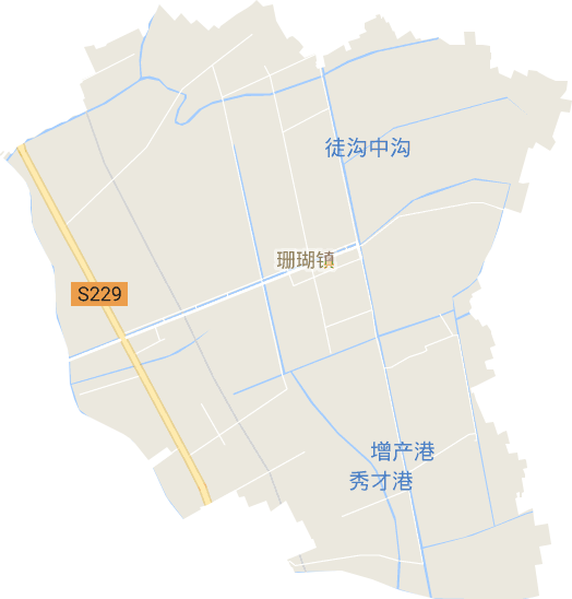 珊瑚镇电子地图
