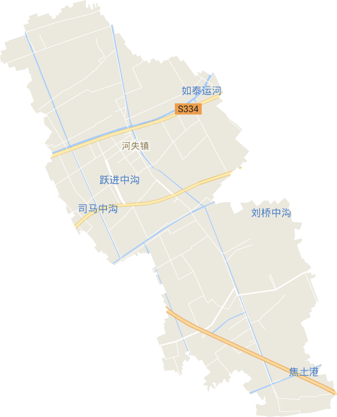 河失镇电子地图