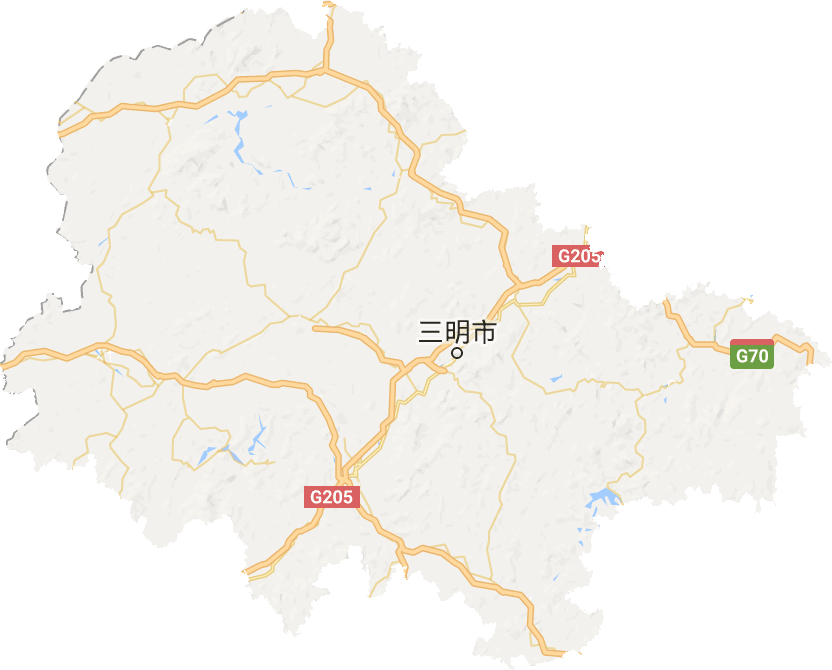 三明市电子地图