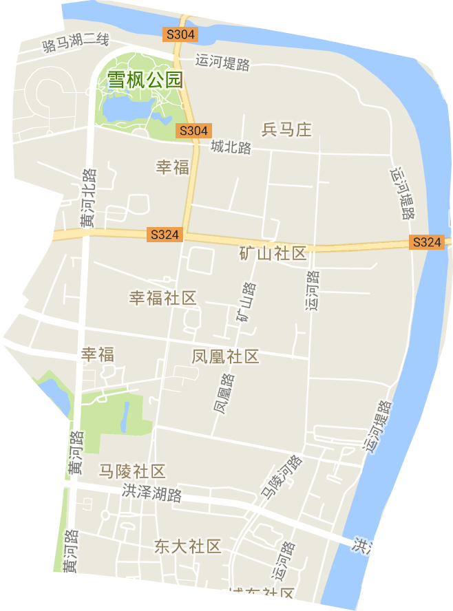幸福街道电子地图