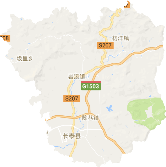 长泰区电子地图