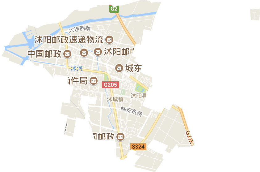 沭城街道电子地图