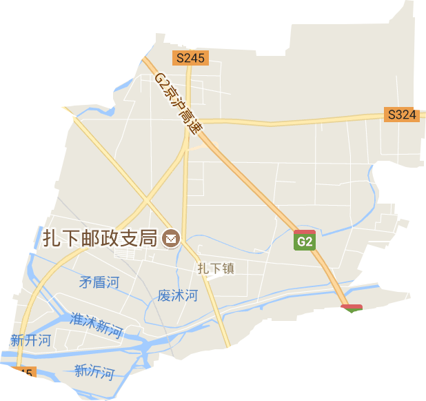 扎下镇电子地图