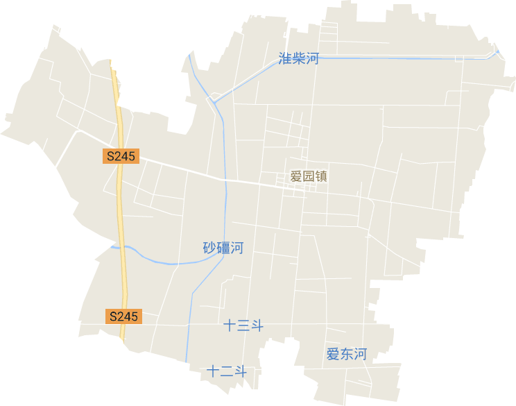 爱园镇电子地图