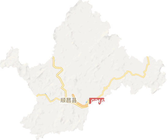 顺昌县电子地图