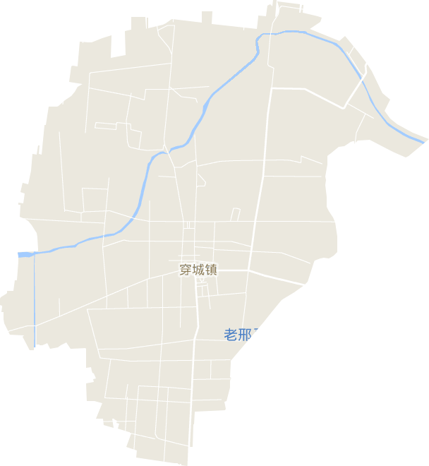 穿城镇电子地图