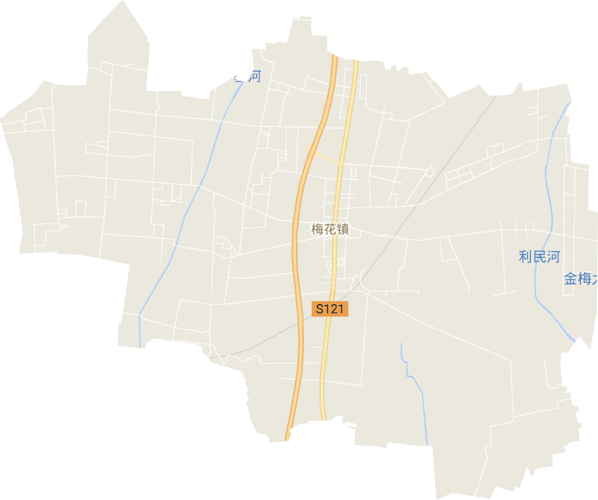 梅花镇电子地图