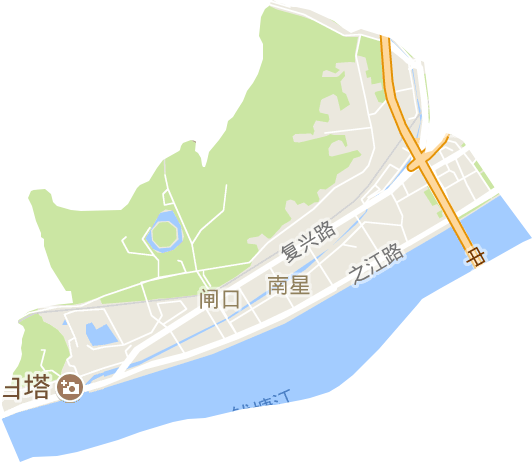 南星街道电子地图