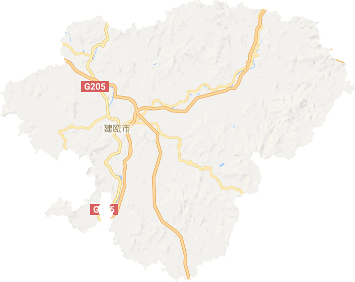 建瓯市电子地图