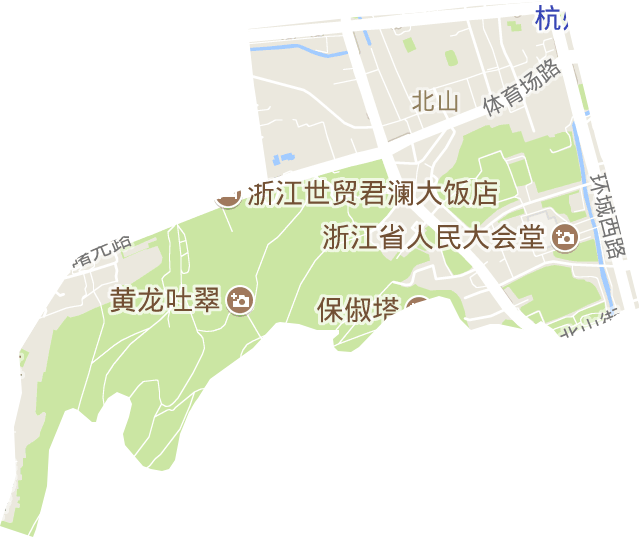 北山街道电子地图