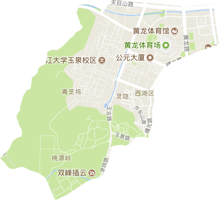 灵隐街道电子地图