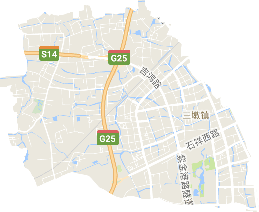 三墩镇电子地图