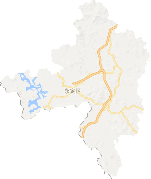永定区电子地图