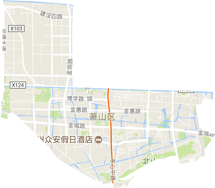 北干街道电子地图