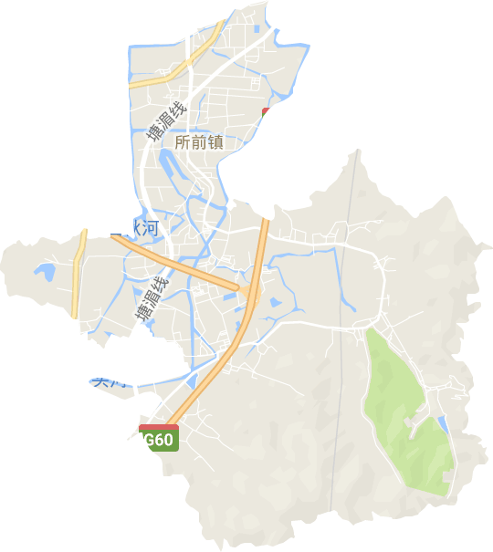 所前镇电子地图