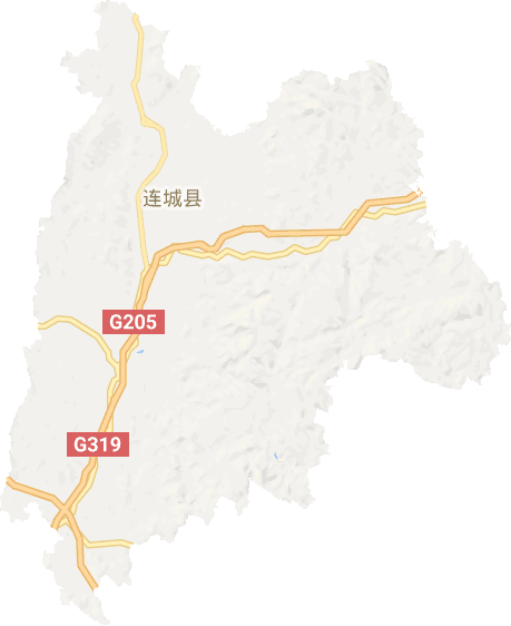 连城县电子地图