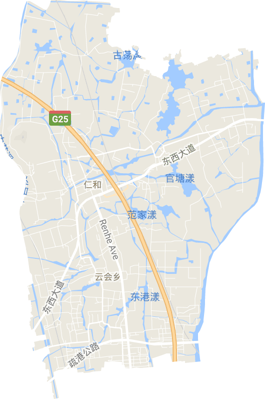 仁和街道电子地图