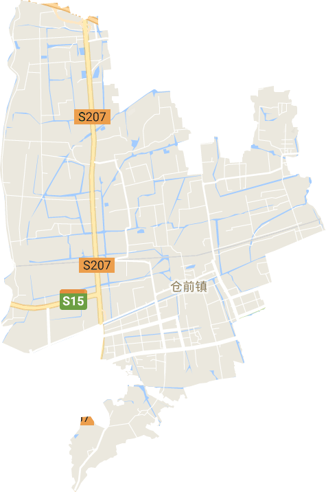 仓前街道电子地图