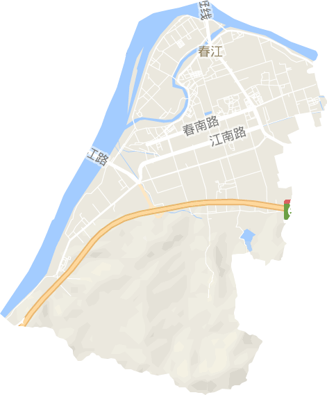 春江街道电子地图