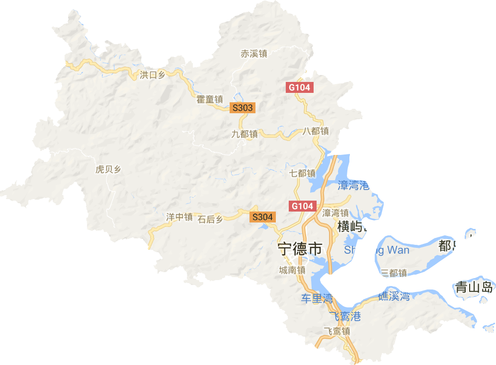 蕉城区电子地图