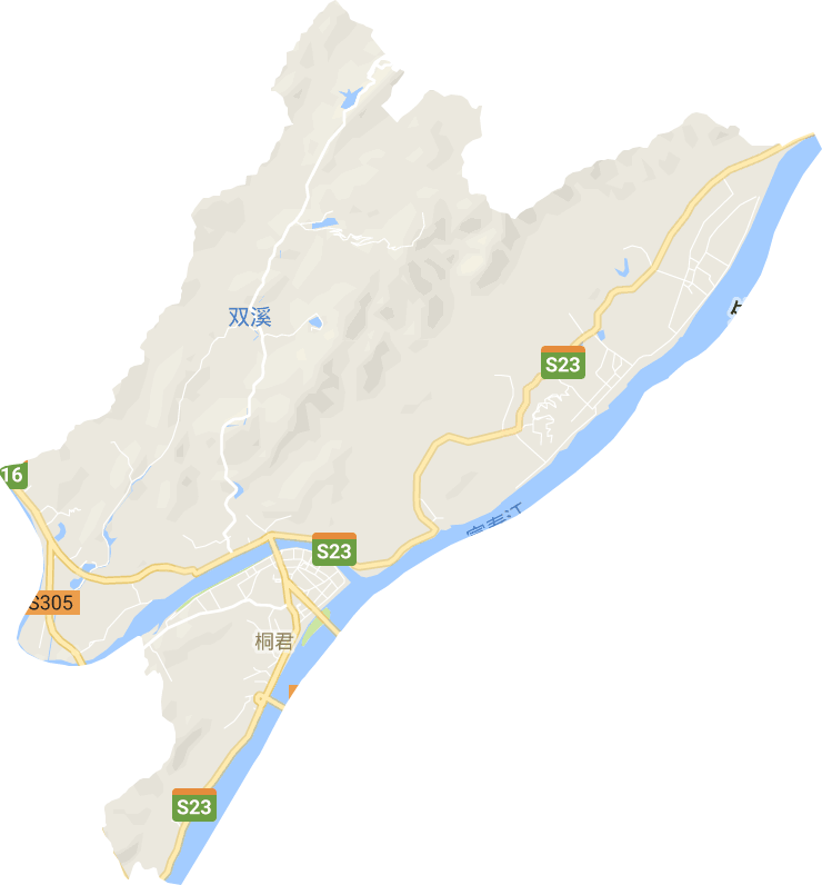 桐君街道电子地图
