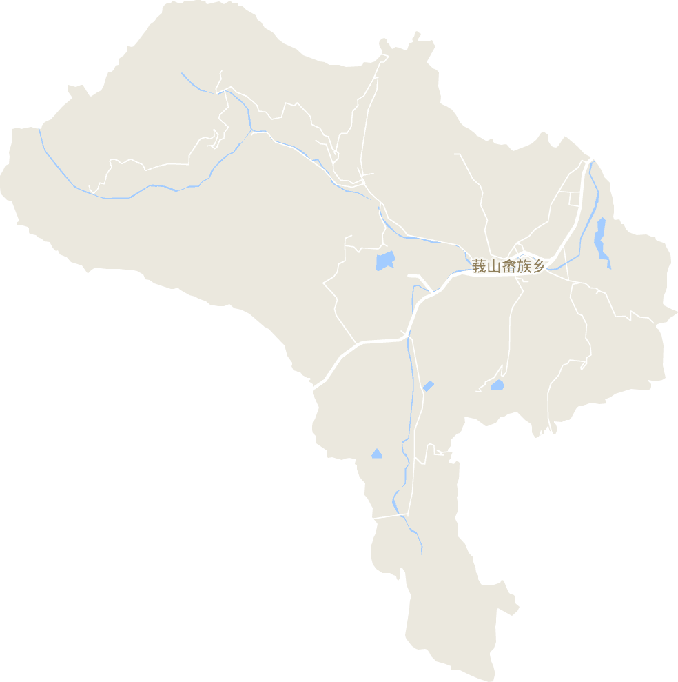 莪山畲族乡电子地图