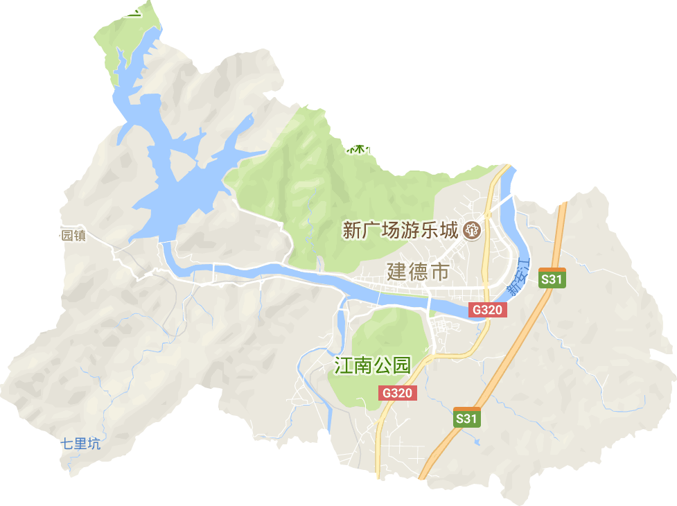 新安江街道电子地图