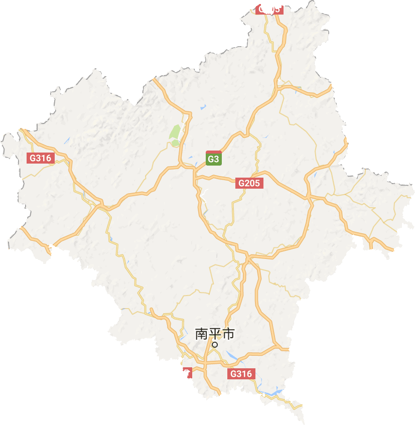 南平市电子地图