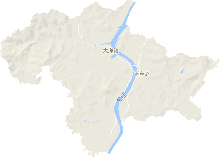 大洋镇电子地图